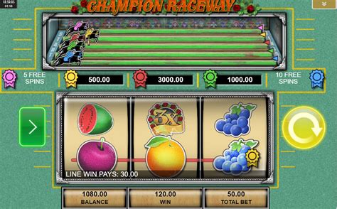 Champion Raceway Slot Review, Bonuses & Free Play (96.66.